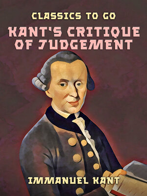 cover image of Kant's Critique of Judgement